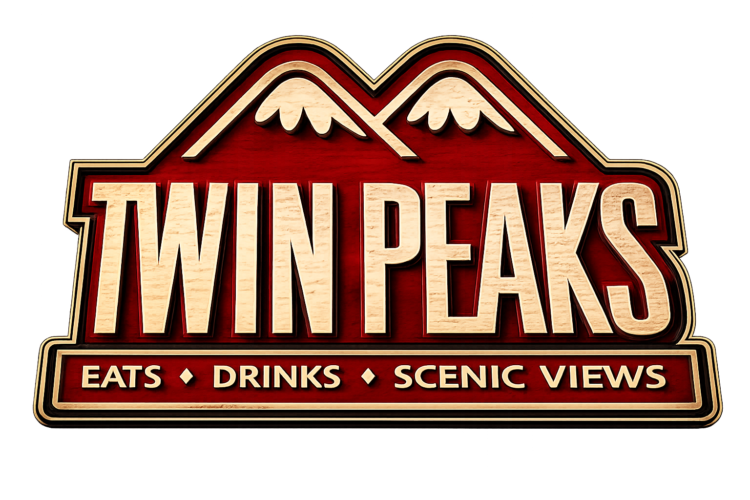 Twin Peaks Menu Logo